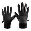 Black sports gloves are breathable, anti-slip, thickened and warm, suitable for both men and women Item Picture